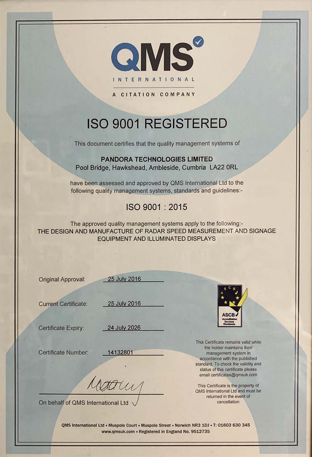 Radar Speed Signs Speedchecker Speed Sign Certificates